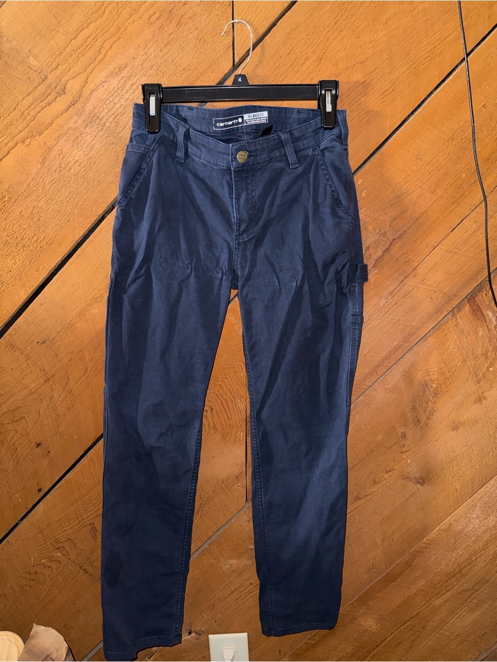 Carhartt Women’s Dark Navy Cargo Work Pants